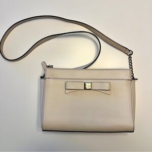 Kate Spade Montford Park Angelica Crossbody Bag, Cream Leather